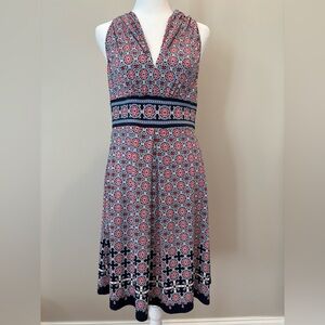 Max Studio Sleeveless Dress Womens Medium *Like New* Red/White/Blue
